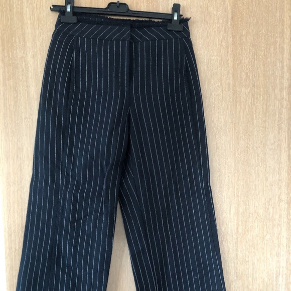 T by Alexander Wang pinstripe cropped trousers - Picture 6 of 6